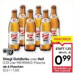 Maximarkt Stiegl goldbräu oder hell Angebot