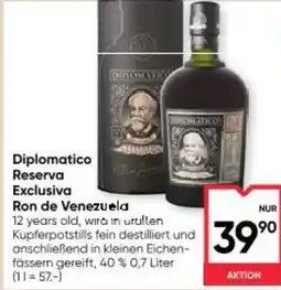Maximarkt Diplomatico Reserva Exclusiva Ron de Venezuela Angebot