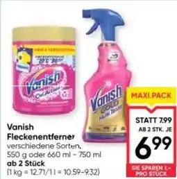 Maximarkt Vanish Fleckenentferner Angebot