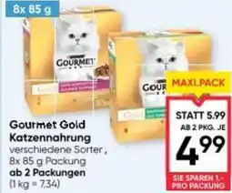 Maximarkt Gourmet gold katzennahrung Angebot