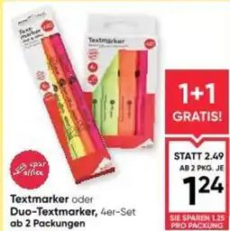 Maximarkt Textmarker duo-textmarker Angebot