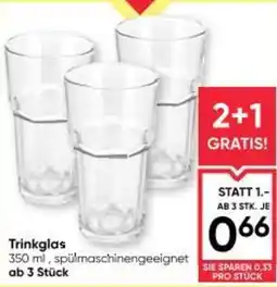 Maximarkt Trinkglas Angebot