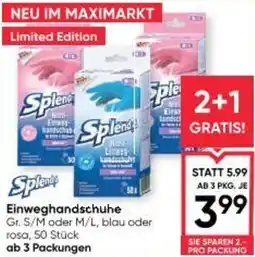Maximarkt Einweghandschuhe Angebot