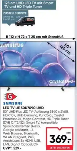 Maximarkt Led tv ue 50u7090 uhd Angebot