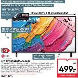 Maximarkt Led tv 55qned70a6a uhd Angebot