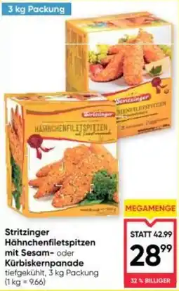 Maximarkt Stritzinger hähnchenfiletspitzen mit sesam- oder kürbiskernpanade Angebot