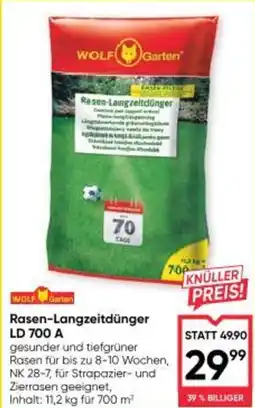 Maximarkt Rasen-langzeitdünger ld 700 a Angebot