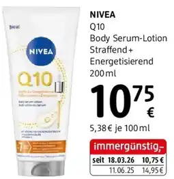 dm Q10 body serum-lotion straffend + energetisierend dm Angebot