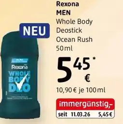 dm Whole Body Deostick Ocean Rush dm Angebot