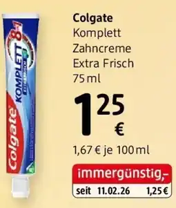 dm Komplett Zahncreme Extra Frisch dm Angebot