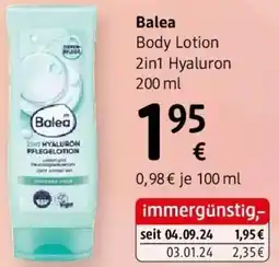 dm Body Lotion 2in1 Hyaluron dm Angebot