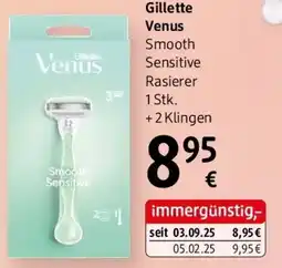 dm Smooth Sensitive Rasierer 1Stk. +2Klingen dm Angebot