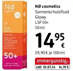 dm Sonnenschutzfluid Glowy LSF 50+ dm Angebot