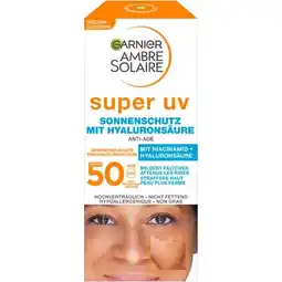 dm Ambre Solaire super uv Sonnenschutz mit Hyaluronsäure LSF 50 dm Angebot