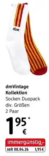dm Kollektion Socken Duopack div. Größen 2 Paar dm Angebot