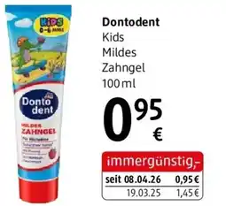 dm Kids Mildes Zahngel dm Angebot