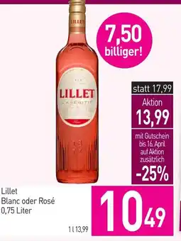 Sutterlüty Lillet Blanc oder Rosé Angebot