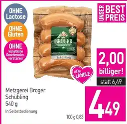 Sutterlüty Metzgerei broger schübling Angebot