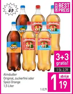 Sutterlüty Almdudler original, zuckerfrei oder spezi orange Angebot