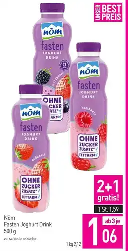 Sutterlüty Nom fasten joghurt drink Angebot