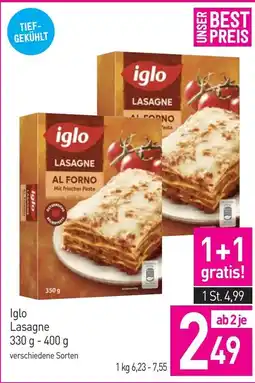 Sutterlüty Iglo lasagne Angebot