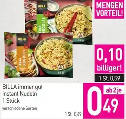 Sutterlüty Billa immer gut instant nudeln Angebot