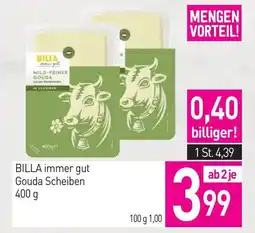 Sutterlüty Billa immer gut gouda scheiben Angebot