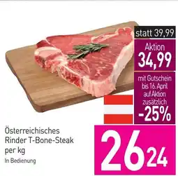 Sutterlüty Österreichisches rinder t-bone-steak Angebot