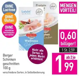 Sutterlüty Berger Schinken geschnitten Angebot