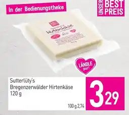 Sutterlüty Sutterlüty's Bregenzerwälder Hirtenkäse Angebot