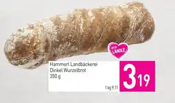 Sutterlüty Hammerl landbäckerei dinkel wurzelbrot Angebot
