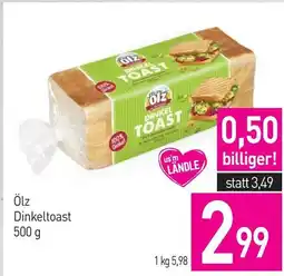 Sutterlüty Ölz Dinkeltoast Angebot