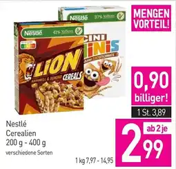 Sutterlüty Nestlé Cerealien Angebot