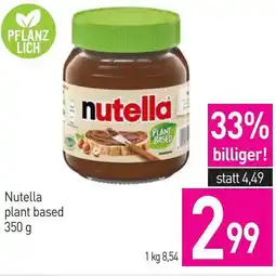 Sutterlüty Nutella plant based Angebot