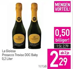 Sutterlüty La gioiosa prosecco treviso doc baby Angebot