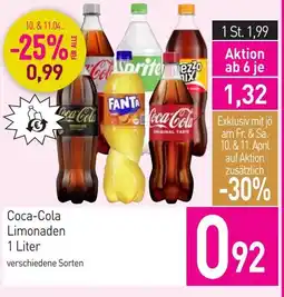 Sutterlüty Coca-cola limonaden Angebot