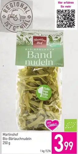 Sutterlüty Martinshof bio-bärlauchnudeln Angebot