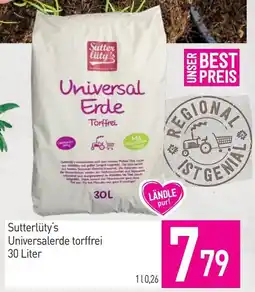 Sutterlüty Sutterlüty's universalerde torffrei Angebot