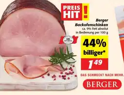 Nah&Frisch Berger backofenschinken Angebot