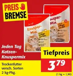 Nah&Frisch Jeden tag katzen- knuspermix Angebot
