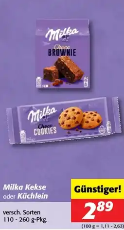 Nah&Frisch Milka Kekse oder Küchlein Angebot