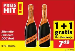 Nah&Frisch Mionetto prosecco doc brut Angebot