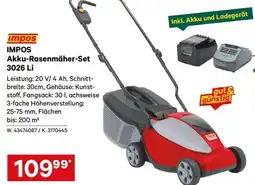 Lagerhaus Impos n akku-rasenmäher-set 3026 li Angebot