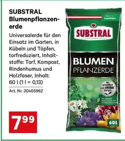 Lagerhaus Substral blumenpflanzenerde Angebot