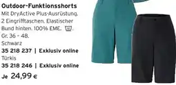 Tchibo Eduscho Outdoor-Funktionsshorts Angebot