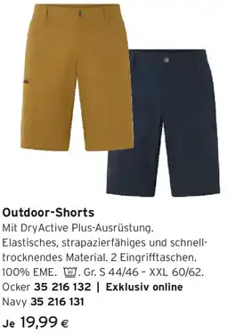 Tchibo Eduscho Outdoor-Shorts Angebot