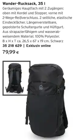 Tchibo Eduscho Wander-Rucksack, 35 Angebot