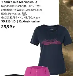 Tchibo Eduscho T-Shirt mit Merinowolle Angebot