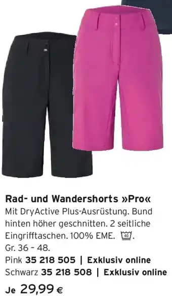 Rad- und Wandershorts