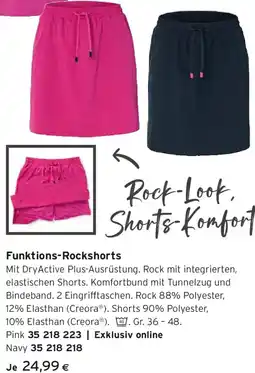 Tchibo Eduscho Funktions-Rockshorts Angebot